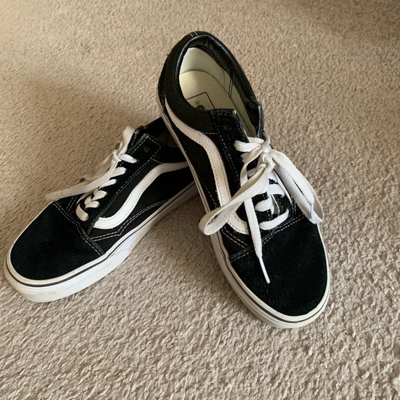 Vans Shoes - Black Suede Vans